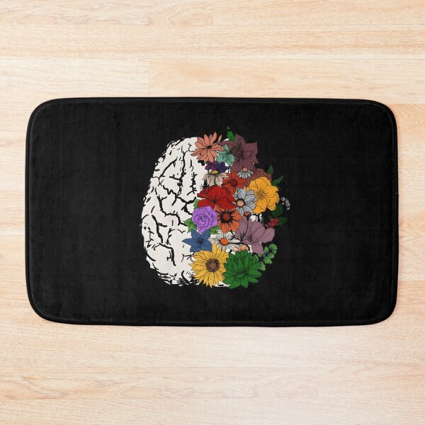 Item preview, Mental Health Matters Floral Brain designed and sold by jxnasihadaiya.
