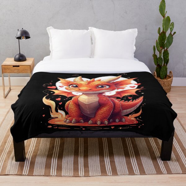 Item preview, Too Hot to Handle – Cute Fire Baby Dragon designed and sold by LaLi-Designs.