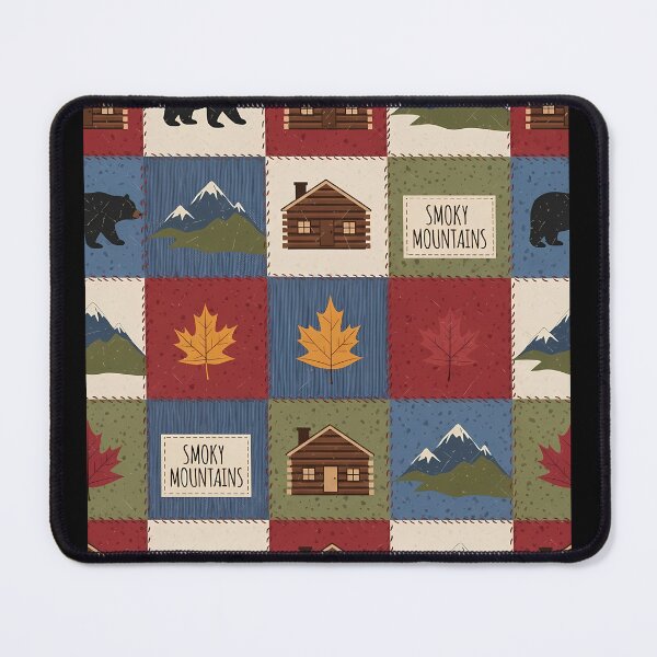 Item preview, Great Smoky Mountains Rustic Patchwork - Autumn Quilt Pattern designed and sold by Digital Dreams Arts.