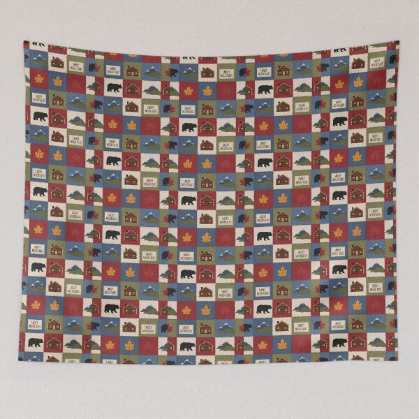 Item preview, Great Smoky Mountains Rustic Patchwork - Autumn Quilt Pattern designed and sold by Digital Dreams Arts.