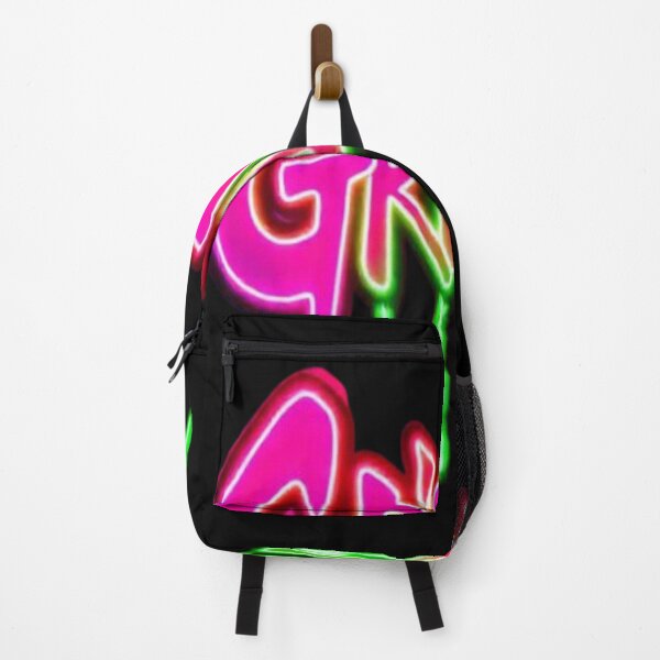 Item preview, “Neon Drip Graffiti Text Art – Pink & Green Glow Lettering Street Style Design” designed and sold by Trendworld00.