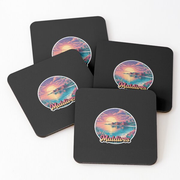 Item preview, Maldives Beach Sunset Holiday Summer Vacation Ocean designed and sold by Elenasriveras.