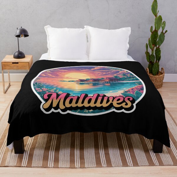Item preview, Maldives Beach Sunset Holiday Summer Vacation Ocean designed and sold by Elenasriveras.