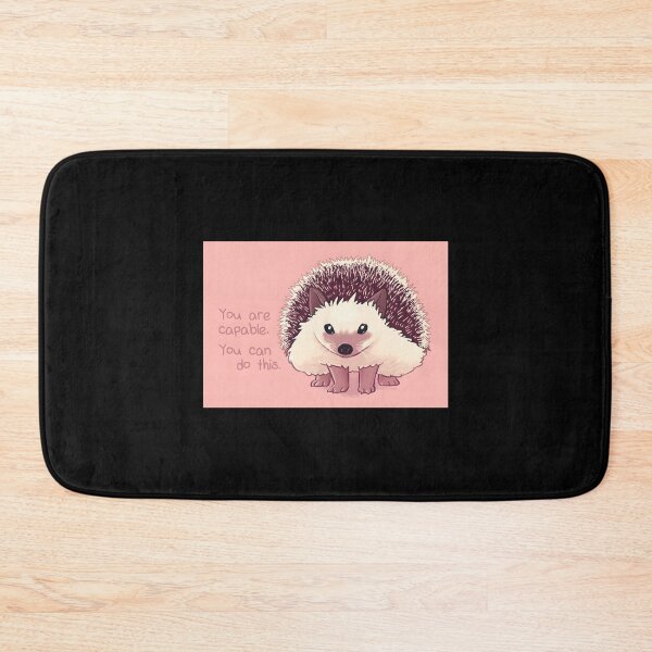 Item preview, You Are Capable Hedgehog designed and sold by jxnasihadaiya.