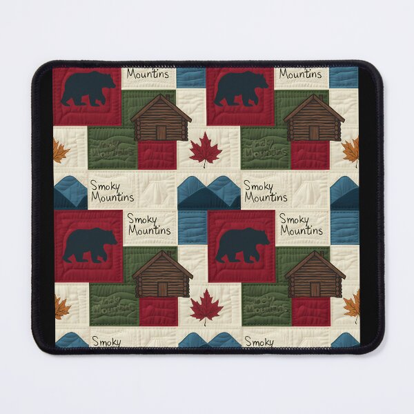Item preview, Cozy Cabin Quilt Pattern - Smoky Mountains Bears & Leaves designed and sold by Digital Dreams Arts.