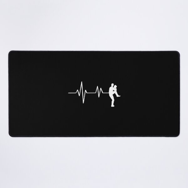 Item preview, Baseball Heartbeat Pitcher Position Simple Line Art designed and sold by GraceShelley.