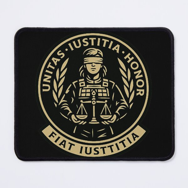 Item preview, Unitas Iustitia Honor – Fiat Iustitia Tactical Emblem Justitia designed and sold by janbo93.