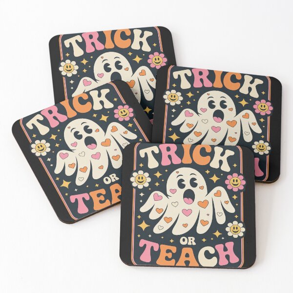 Item preview, Floral Trick Or Teach Cute Ghost Halloween Teacher  designed and sold by NailMolisa.