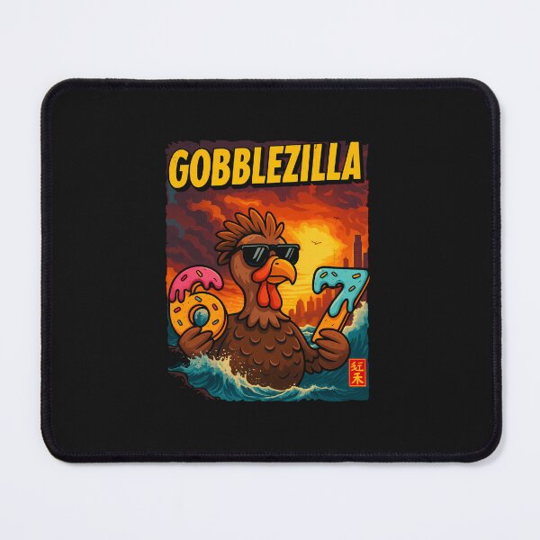 Item preview, Gobblezilla Funny Turkey Monster Bright Thanksgiving Scene designed and sold by Han1986.