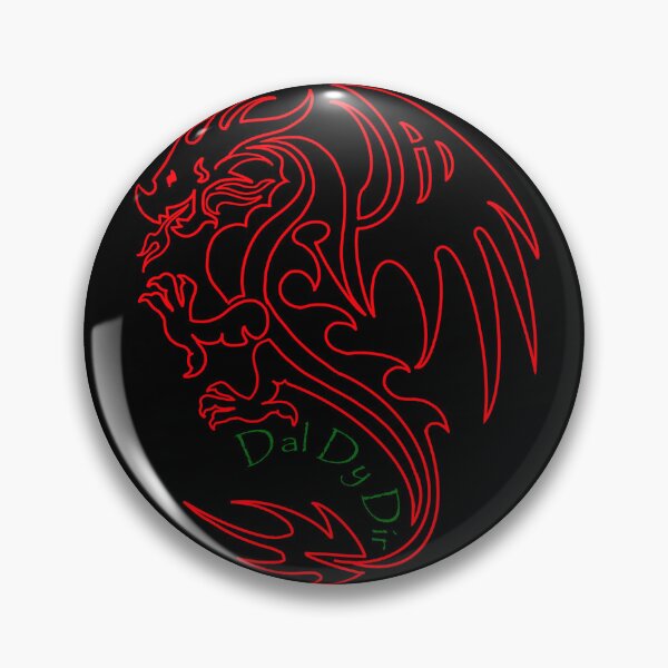 Item preview, DAL DY DIR DRAIG GOCH RED DRAGON SCARLET designed and sold by Marni Scofidio Desi9ns.