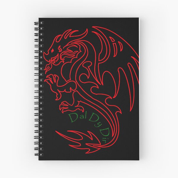 Item preview, DAL DY DIR DRAIG GOCH RED DRAGON SCARLET designed and sold by Marni Scofidio Desi9ns.