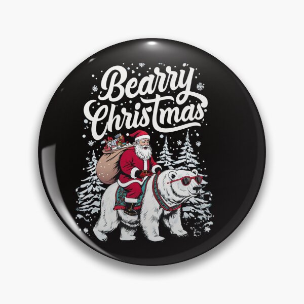 Item preview, Bearry Christmas Polar Bear Santa Fun for Holiday Costume  designed and sold by Clairenity Studio.