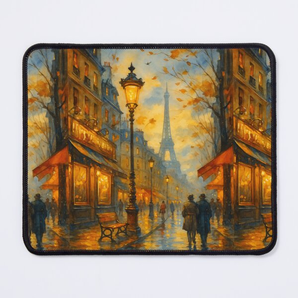 Item preview, Parisian Evening Glow – Watercolor Dreams designed and sold by ArtesioByZaber.