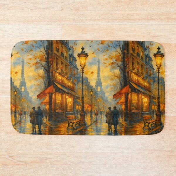 Item preview, Parisian Evening Glow – Watercolor Dreams designed and sold by ArtesioByZaber.
