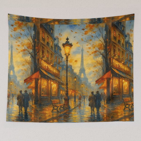 Item preview, Parisian Evening Glow – Watercolor Dreams designed and sold by ArtesioByZaber.