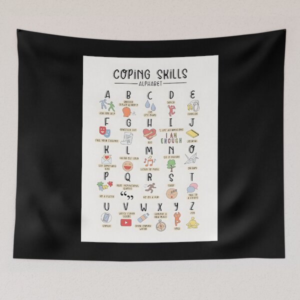 Item preview, Coping Skills Alphabet designed and sold by jxnasihadaiya.
