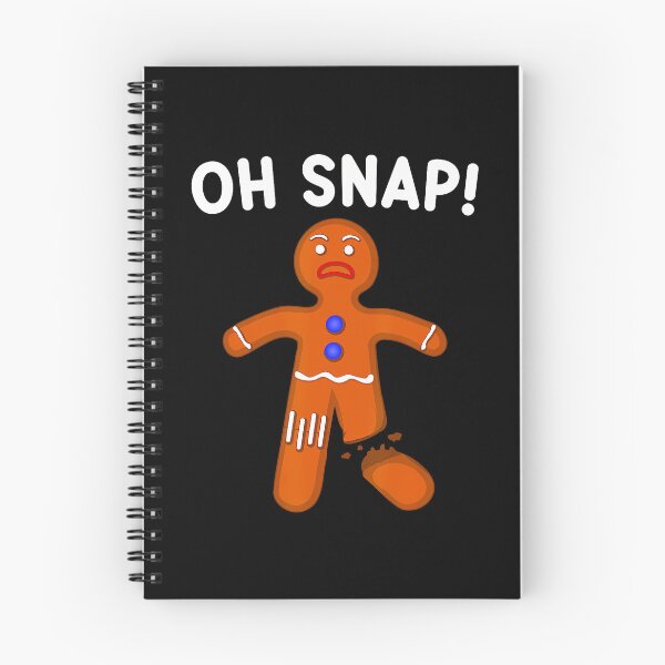 Item preview, Oh Snap Ginger Bread Man Christmas Funny Novelty designed and sold by JeneMindy.