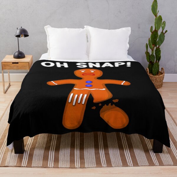 Item preview, Oh Snap Ginger Bread Man Christmas Funny Novelty designed and sold by JeneMindy.