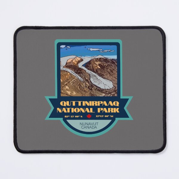 Item preview, Quttinirpaaq National Park Vintage Retro Sticker – Canada National Park Badge Design designed and sold by RouseDesigns.