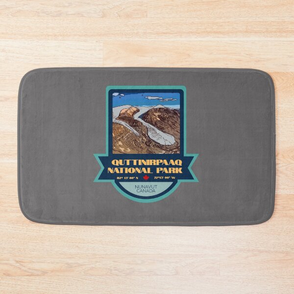 Item preview, Quttinirpaaq National Park Vintage Retro Sticker – Canada National Park Badge Design designed and sold by RouseDesigns.