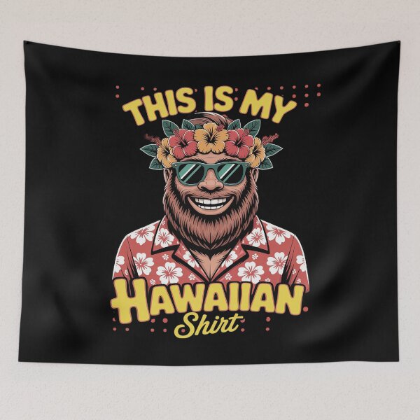 Item preview, Hawaii, Kids Boys, Luau Party, Bigfoot, This Is My Hawaiian designed and sold by CombatTask.