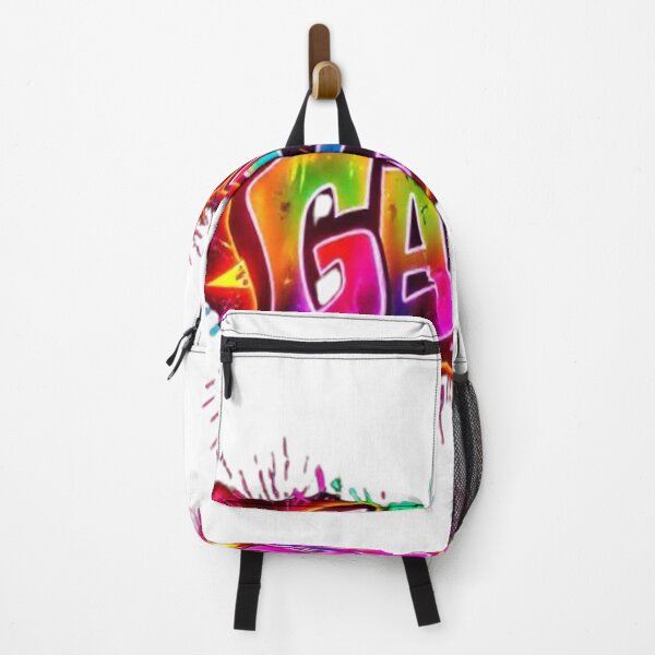Item preview, “Neon Rainbow Graffiti Text Art – Vibrant Glow Street Style Spray Paint Design” designed and sold by Trendworld00.
