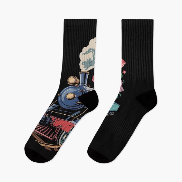 Item preview, Steam Train With Flowers Surrounding  designed and sold by NailMolisa.