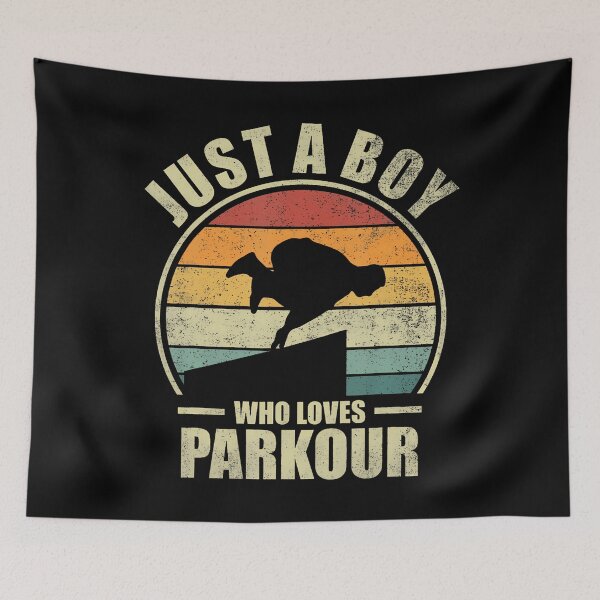 Item preview, Just A Boy Who Loves Parkour. Free Running Parkour designed and sold by DominiqueAngela.