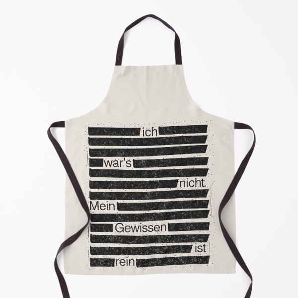 Item preview, It wasn't me, my conscience is clear – Censored document design with political criticism designed and sold by VariousGoodies.