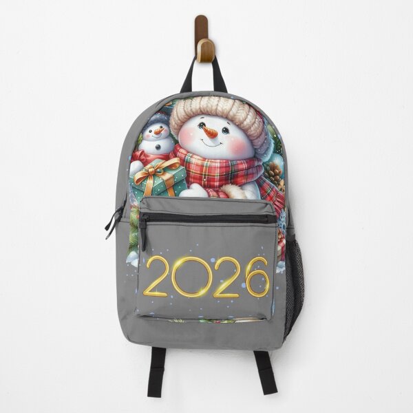 Item preview, A cheerful snowman with a gift designed and sold by BWC-Prints.