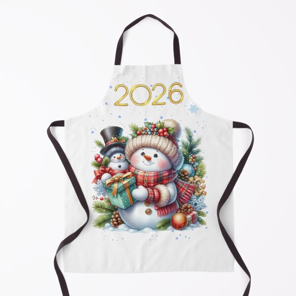 Item preview, A cheerful snowman with a gift designed and sold by BWC-Prints.