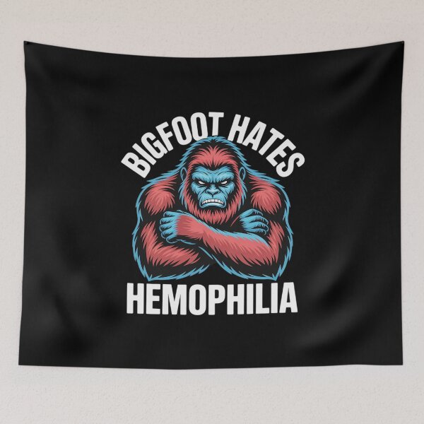 Item preview, Hemophilia Awareness Month Bigfoot designed and sold by CombatTask.