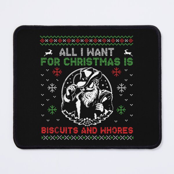 Item preview, Cowboy Biscuits Whores Funny Bold Western Festive Sweater designed and sold by khdmalakarak.