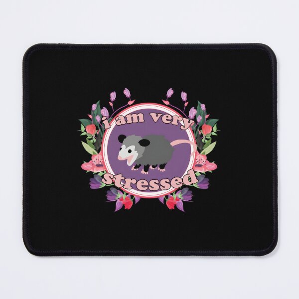 Item preview, Opossum Is Very Stressed And Cute Plus Flowers designed and sold by carlotalarrivee.