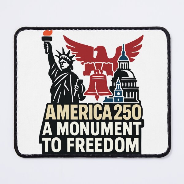 Item preview, America 250 – A Monument to Freedom | Patriotic Liberty Bell & Landmark Design designed and sold by PrintMastery.