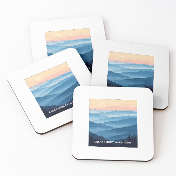 Item preview, Classic Blue Ridge Mountains Sunset - Great Smoky Mountains Art designed and sold by Digital Dreams Arts.