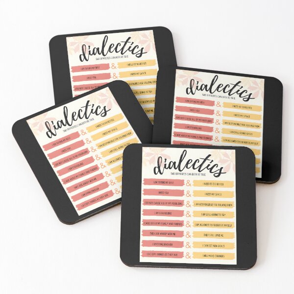 Item preview, Dialectics Dialectical Behavior Therapy DBT designed and sold by carlotalarrivee.