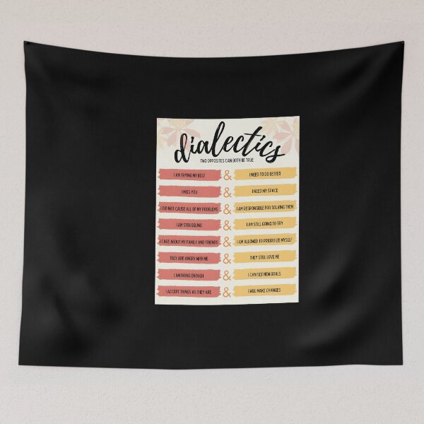 Item preview, Dialectics Dialectical Behavior Therapy DBT designed and sold by carlotalarrivee.