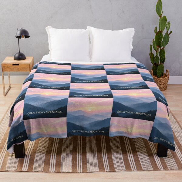 Item preview, Great Smoky Mountains - Layers of Blue Landscape designed and sold by Digital Dreams Arts.