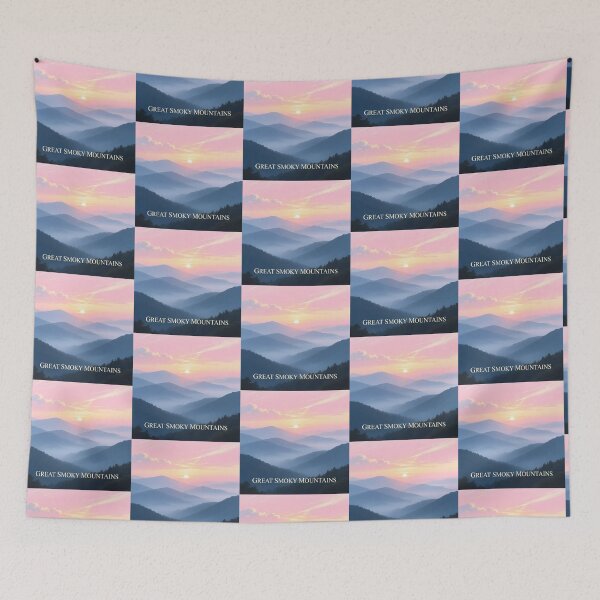 Item preview, Great Smoky Mountains - Layers of Blue Landscape designed and sold by Digital Dreams Arts.