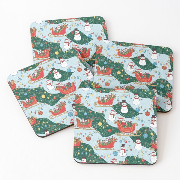 Item preview, Santa's Sleigh: Embrace the spirit of Christmas with this delightful Christmas Pattern designed and sold by Grang Art Artistic Designs.