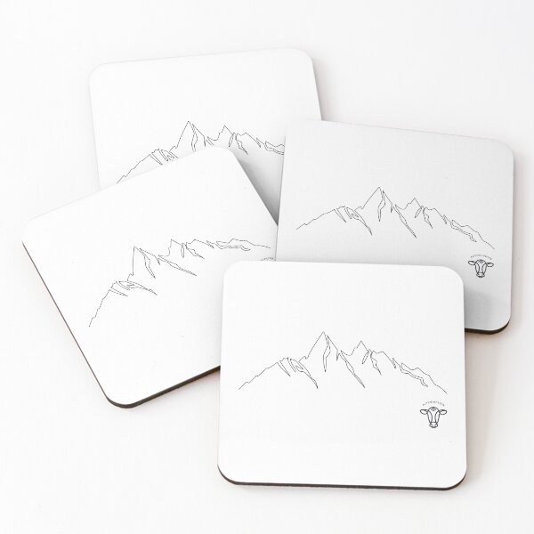 Item preview, Minimalist Alpine cow – Alpine hipster style designed and sold by Alpenhipster.