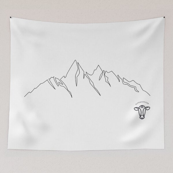 Item preview, Minimalist Alpine cow – Alpine hipster style designed and sold by Alpenhipster.