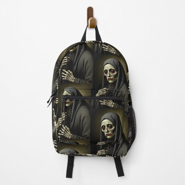 Item preview, Zombie Theresa von Crapskin Zombie Horror Tudor era portrait art designed and sold by Vintage Designs +.