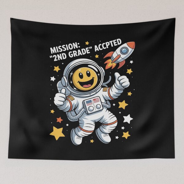 Item preview, Mission Second 2nd Grade Accepted Astronaut Back to School designed and sold by ShelFisher.