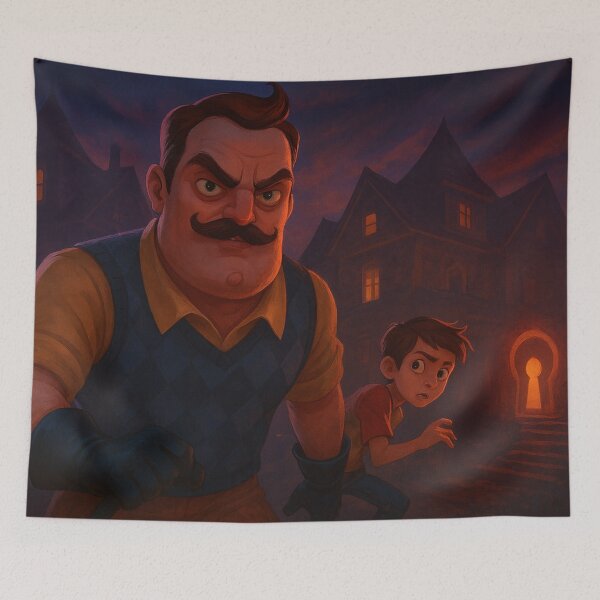 Item preview, Hello Neighbor Inspired designed and sold by FeelTheDrawing.