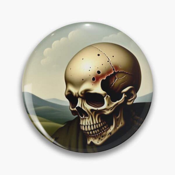Item preview, Undead Vintage Monk with book Zombie Horror Tudor era portrait art designed and sold by Vintage Designs +.