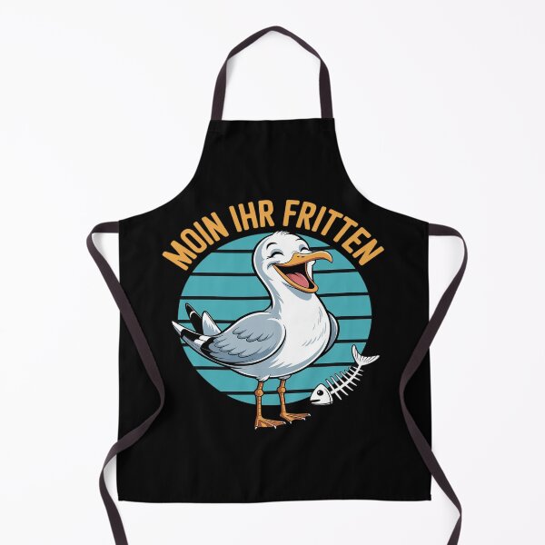 Artikelvorschau, Moin ihr Fritten Hamburger Möwe Nordseeküste Meer Lustig entworfen und verkauft von ShelFisher.