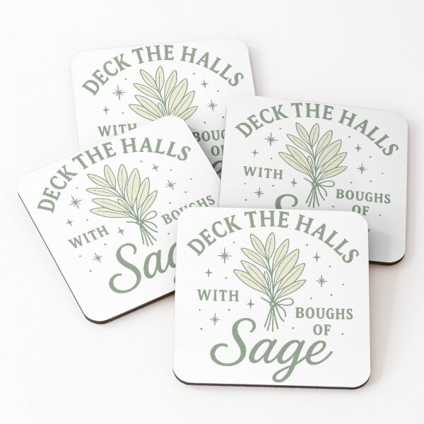 Item preview, Deck The Halls With Boughs of Sage designed and sold by TreeWyzard Creations.