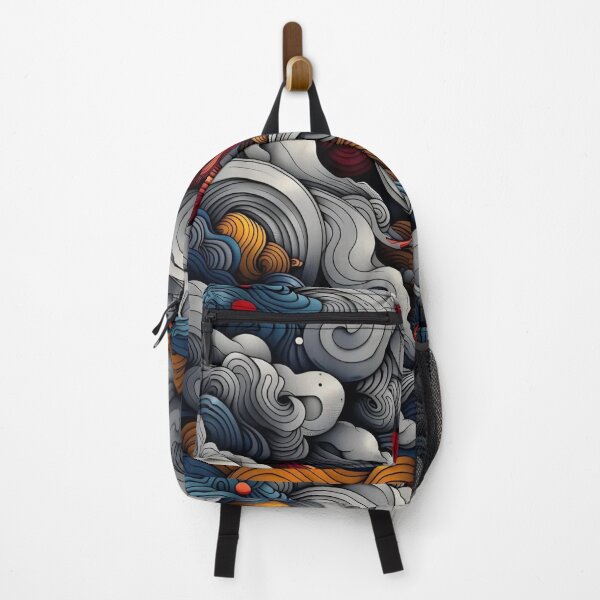 Item preview, Layered Abstract Waves with Colorful Flowing Shapes and Depth designed and sold by BestDetailer.
